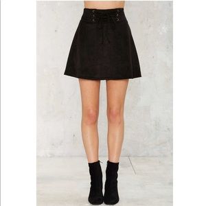 Afterparty Vintage Like a Charm Vegan Suede Mini